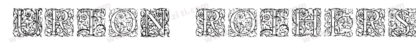 Burton Brothers字体转换